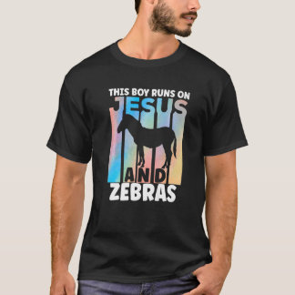 Camiseta Conjunto de Zebra para Amantes de Zebra para Menin