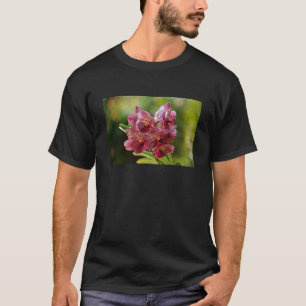 Camiseta Conjunto tropical da orquídea de Vanda
