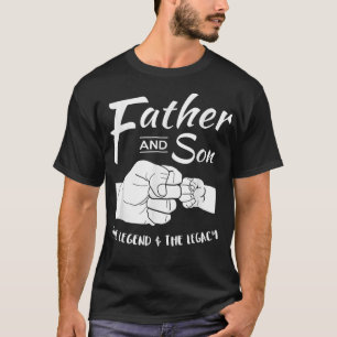 Camiseta Conjuntos Combinados Pai e Filho O Lendário e O