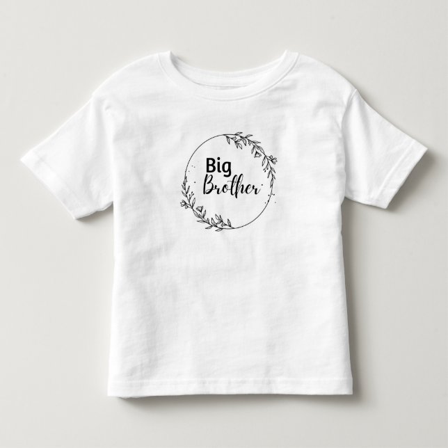 Camiseta Conjuntos de irmão mais velho (Frente)