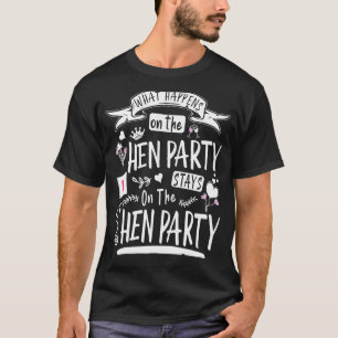 Camiseta Conjuntos de Roupas de Despedida de Solteira para 