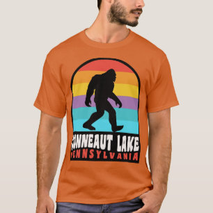 Camiseta Conneaut Lake Pennsylvania Retro Sunset