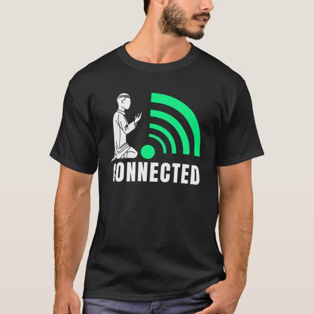 Camiseta Connected Islamic Muslim Ramadan Kareem First Sala (Frente)
