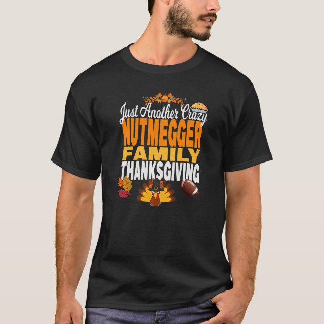 Camiseta Connecticut Just Another Crazy Nutmegger Family Th (Frente)