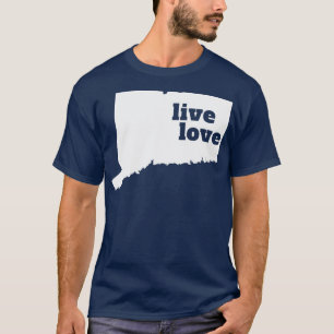Camiseta Connecticut Live Love Connecticut TSirt