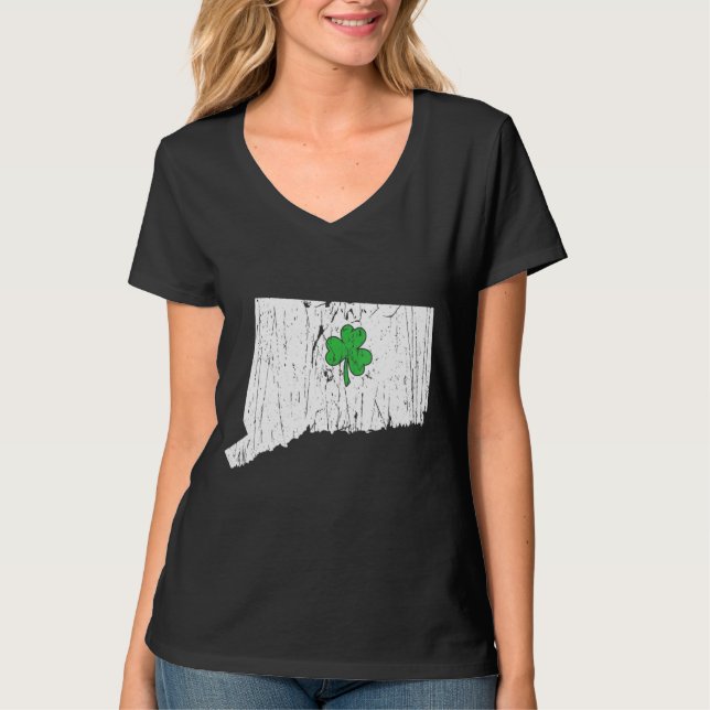 Camiseta Connecticut Rua Do Estado De Connecticut Patrick S (Frente)