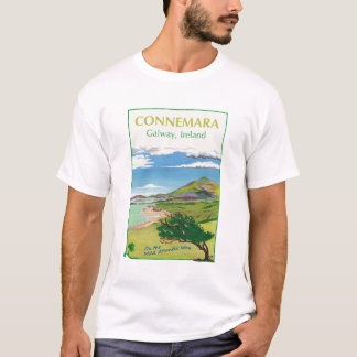 Camiseta Connemara Travel Poster T shirt Design