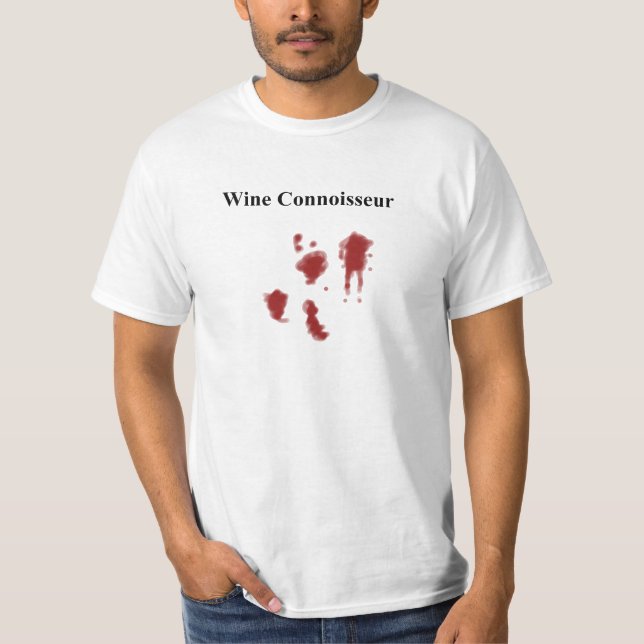 Camiseta Conniseur do vinho (Frente)