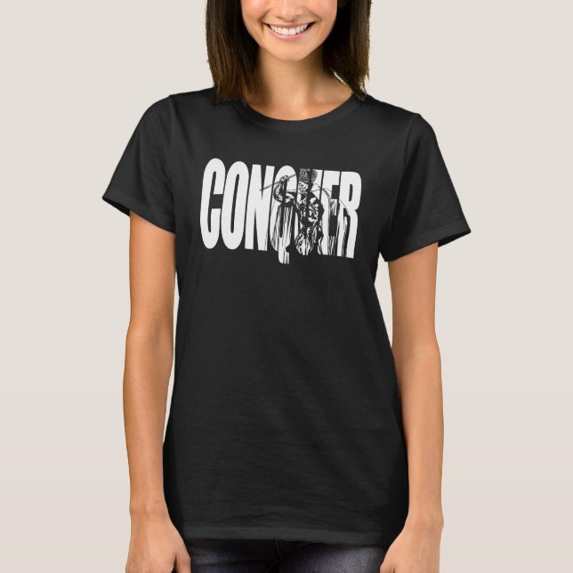 Camiseta Conquer, Ronnie Coleman Sr. Olympia Bodybuilding G (Frente)