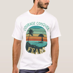 Camiseta conquista de coragem