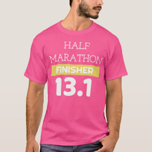 Camiseta Conquistador de Meia Maratona 13,1 Milhas Correndo