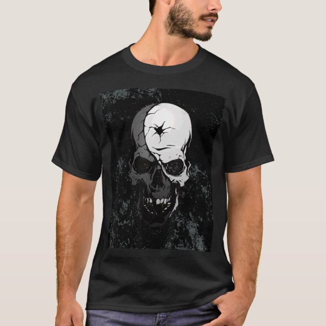 Camiseta Conquistador Pirata Do Scull Dos Mares (Frente)