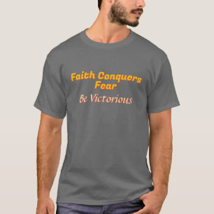 Camiseta Conquistadores de Fé temem ser Cinzas vitoriosas