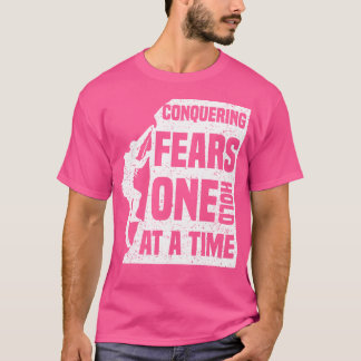 Camiseta Conquistando Medos Uma Segura De Cada Vez - Rock M