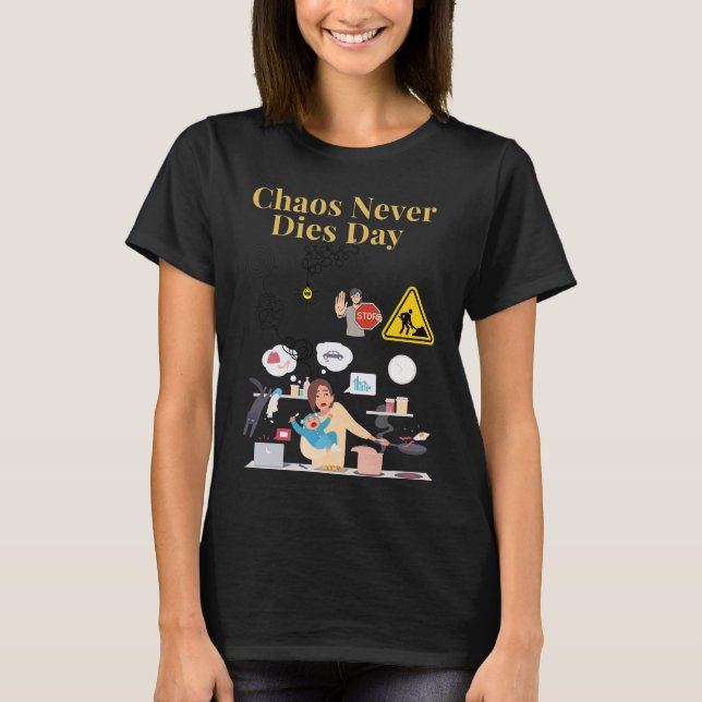 Camiseta conquistando o caos em sua mente (Frente)