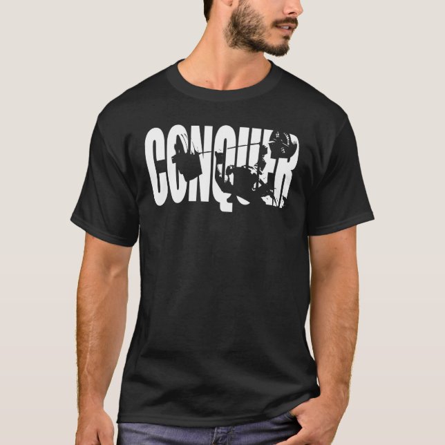 Camiseta Conquistar Bench Press Motivational (Frente)