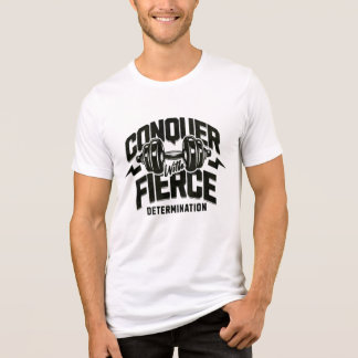 Camiseta Conquiste com feroz - Design de Malhação motivacio