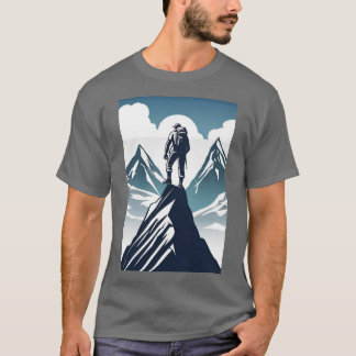 Camiseta Conquiste seus objetivos: sobe para o sucesso