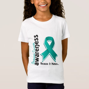 Camiseta Consciência 5 do câncer de ovário