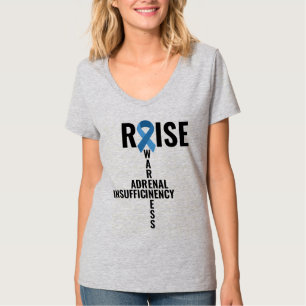 Camiseta Consciência ad-renal da insuficiência