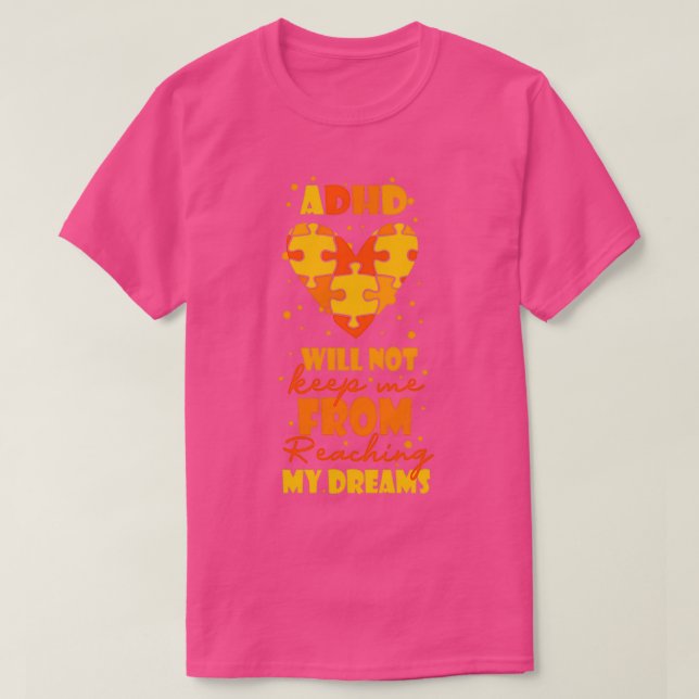 Camiseta Consciência ADHD 35 (Frente do Design)