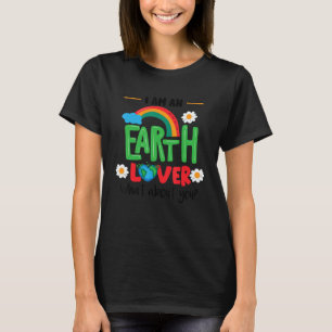 Camiseta Consciência Ambiental Eu Sou Um Amante Da Terra
