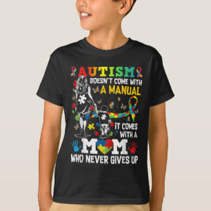 Camiseta Consciência Autismo 2024 Não Vem Com Um Manual Au