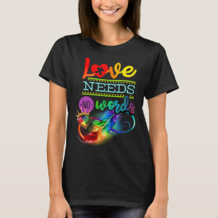 Camiseta Consciência Autismo ASD Infinity Rainbow Love Prec