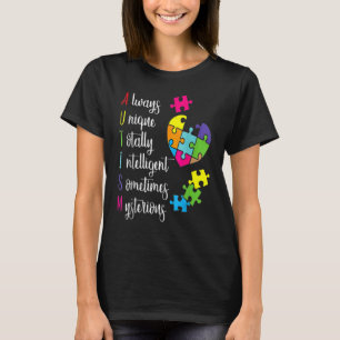 Camiseta Consciência Autismo Colorida Para Pais Asd