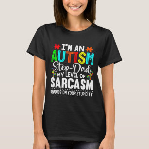 Camiseta Consciência Autismo Eu Sou Um Pai De Etapa Autismo