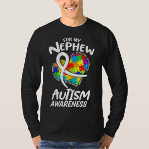 Camiseta Consciência Autismo Para O Meu Sobrinho