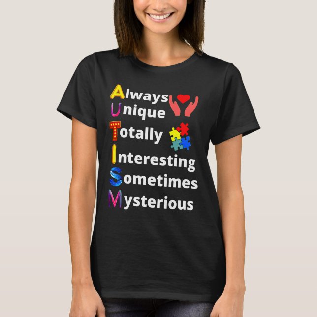 Camiseta Consciência Autismo Significado (Frente)