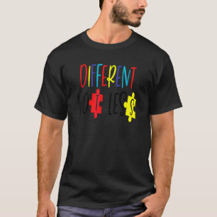 Camiseta Consciência Autista Colorida Diferente Não Menos P