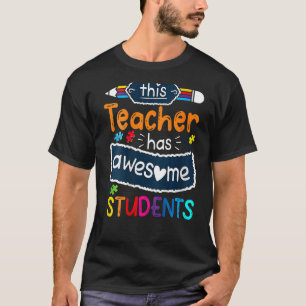 Camiseta Consciência Autista Este Professor Tem Estudantes