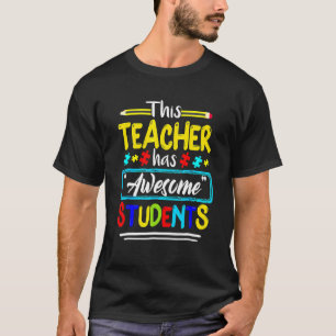Camiseta Consciência Autista Este Professor Tem Estudantes