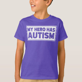 Camiseta Consciência Autista, Meu Herói Tem Autismo, Citaçã