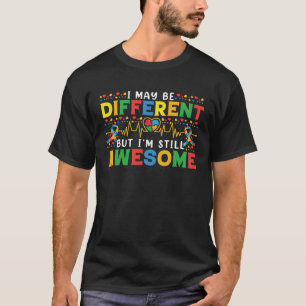 Camiseta Consciência Autista Posso ser diferente, mas ainda