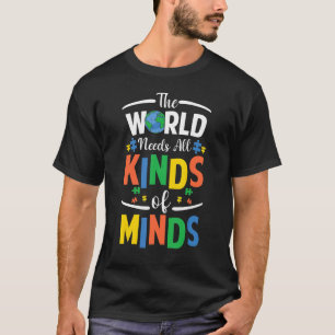Camiseta Consciência Autista Que O Mundo Precisa De Todos O