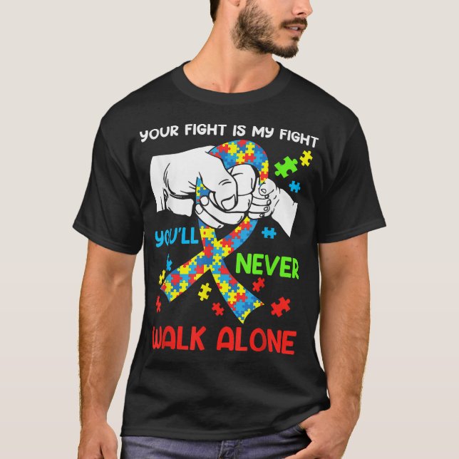 Camiseta Consciência Autista Que Você Nunca Irá Aceitar Soz (Frente)