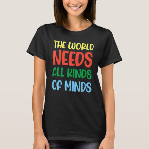 Camiseta Consciência Autista Todos Os Tipos De Mentes Supo