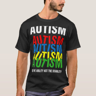 Camiseta Consciência Autista Veja A Habilidade Não A Defici