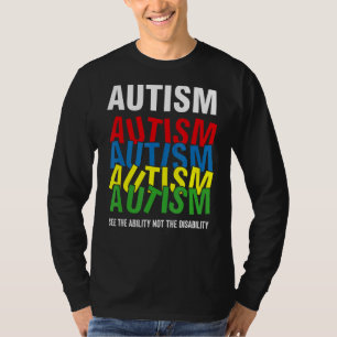 Camiseta Consciência Autista Veja A Habilidade Não A Defici