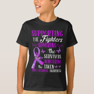 Camiseta Consciência Bela E Apoiante Da Sobredosagem De Med