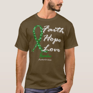 Camiseta Consciência Bipolar Fé Esperança Amor Nesta Famíli