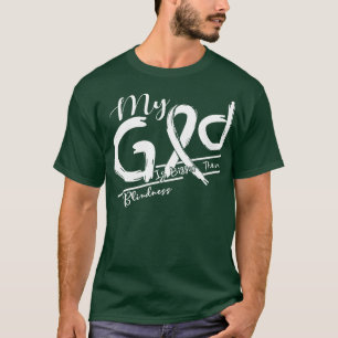 Camiseta Consciência Cegueira Meu Deus É Mais Forte Nesta F