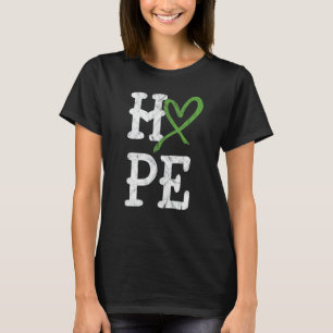 Camiseta Consciência Cerebral Mês Esperança Cérebro Vintage