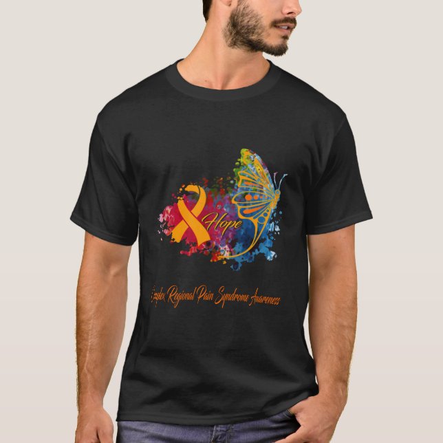 Camiseta Consciência Complexa da Síndrome da Dor Regional (Frente)