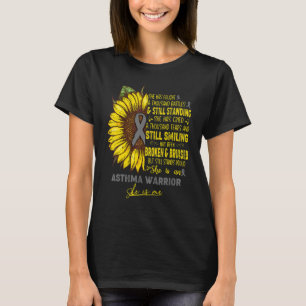 Camiseta Consciência Da Asma Ela É Uma Guerreira Da Asma El