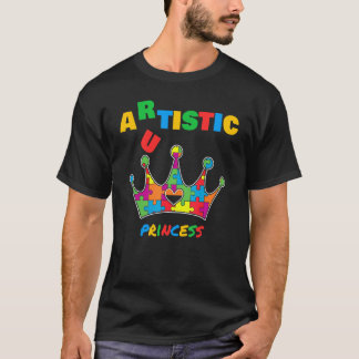 Camiseta Consciência da Autismo Artístico Autista Meninos G