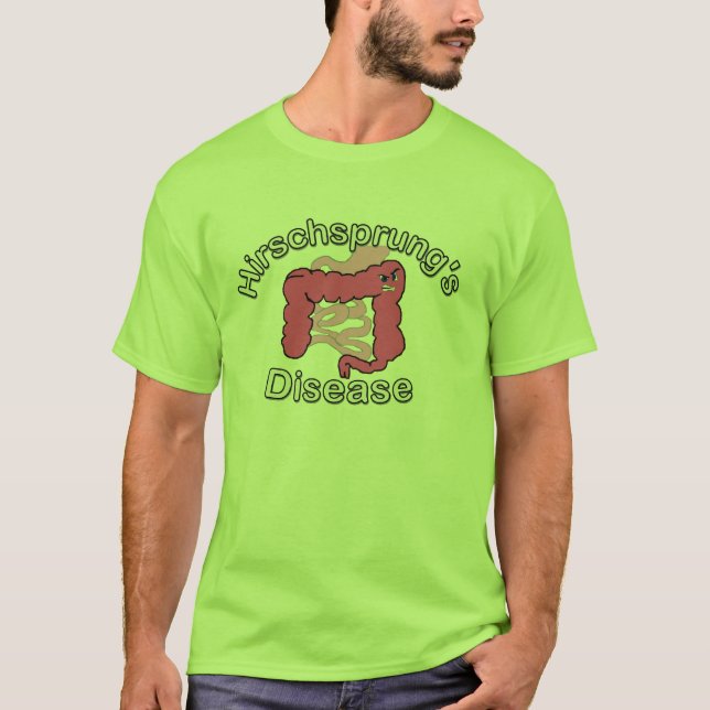 Camiseta Consciência da doença de Hirschsprung (Frente)